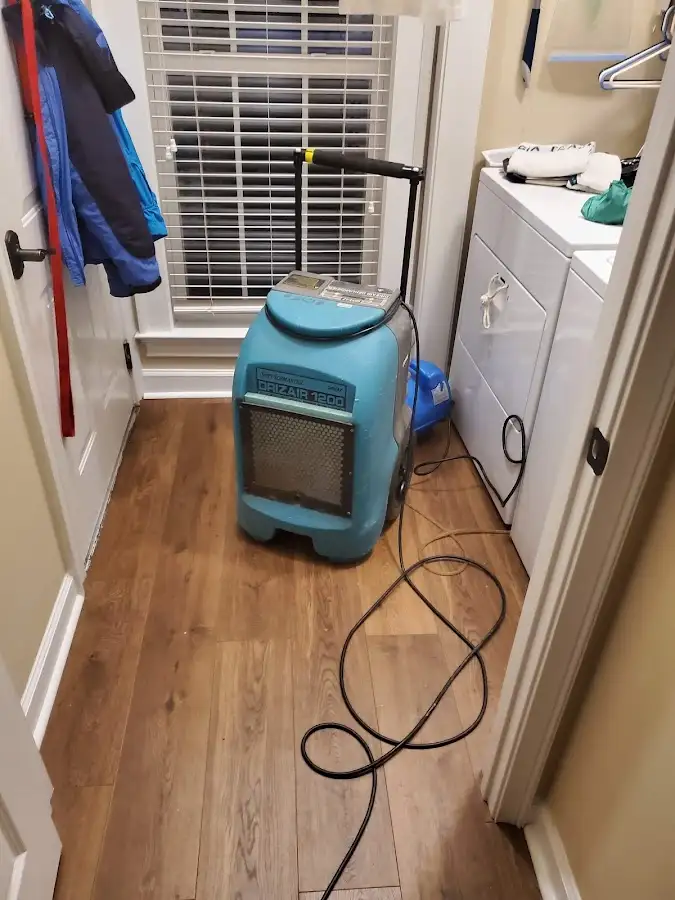 Commercial dehumidifier deployed for Flood Damage Cleanup in Dawsonville